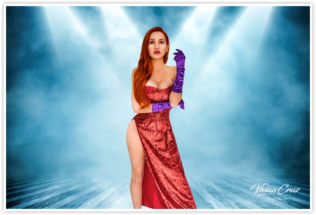 Vivian Cruz Jessica Rabbit Cosplay Sexy